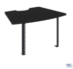 19 inch rack, 7HE inclusief steun t.b.v. Smartmetals VideoConferencing