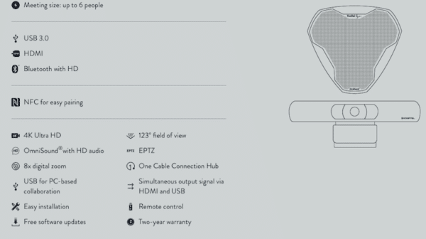 Konftel C20Ego-specs
